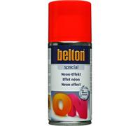 Bombe de peinture - Effet néon fluorescente - Rouge fluo - Tous supports - Belto