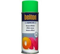 Bombe de peinture - Effet néon fluorescente - Vert fluo - Tous supports - Belton - 400ml