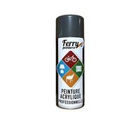 Bombe de peinture Gris Fer - 400ml - Qualité Professionnelle - Ferry