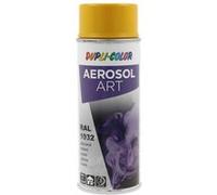 Bombe de peinture - Jaune broom - RAL 1032 - Brillant - Tous supports - Aérosol Art