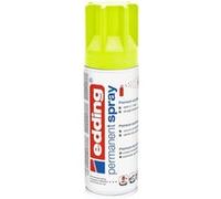 edding Spray peinture acrylique 5200 permanent – jaune néon mat – 200 ml