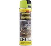 Bombe de peinture - Jaune fluo - Marquage - Repérage - Traceur de chantier - 500ml