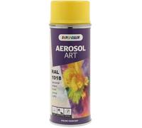 Bombe De Peinture - Jaune Zinc - Ral 1018 - Brillant - Tous Supports - Aérosol Art