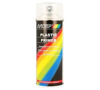 Bombe de peinture Motip ApprÃt primer spécial plastique transparent 400ml M04063 auto pour moto scooter