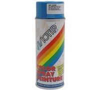 Bombe de peinture Motip Bleu ciel brillant RAL5015 M01608 auto pour moto scooter