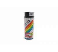 BOMBE DE PEINTURE MOTIP DECO GLYCERO MAT NOIR PROFOND AEROSOL 400ml (01601)