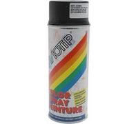 Motip - Bombe de peinture M01601 - Noir mat profond RAL9005 - 400 ml - Auto/Moto/Scooter