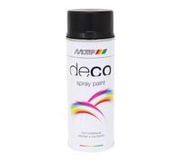 Motip Bombe de peinture Déco Glycéro Satin Noir profond 400 ml (01659)