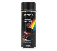 Bombe de peinture motip kompakt autolack acryl noir mat aerosol 400 ml (46870)