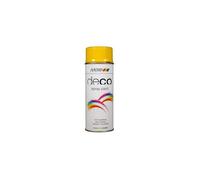 Bombe peinture jaune soleil brillant Motip 400ml