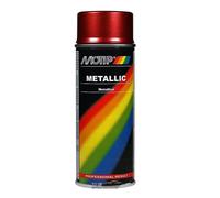 Bombe de peinture Motip Rouge métallisé 400ml M04045 auto pour moto scooter