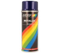 Bombe de peinture Motip Violet métallisé 400ml M04050 auto pour moto scooter