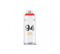 Bombe de peinture - MTN - 94 - Rouge fluo - Valve haut-débit - Séchage instantané - Basse pression