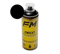 Bombe de peinture noir 400ml Noir mat - RAL 9005