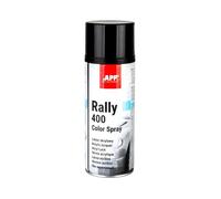 APP Rally 400 Color Spray - Bombe de peinture noir brillante | Peinture acrylique en spray | Bombe peinture noir brillant pour toutes les surfaces avec une haute couverture | 400 ml