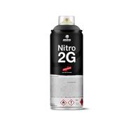 Bombe De Peinture Noir Goudron Mat Nitro 2g 400ml - Mtn