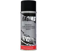 Bombe de peinture - Noir - Haute température - Jusqu'à 650° - Racing - 400ml