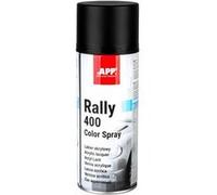 APP Rally 400 Color Spray - Bombe de peinture noir mate | Peinture acrylique en spray | Bombe peinture noir mat pour toutes les surfaces avec une haute couverture | 400 ml