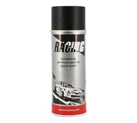 Bombe de peinture - Noir mat - Racing - Tôle - Métal - Plastique - 400ml