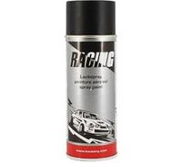 Bombe de peinture - Noir mat - Racing - Tôle - Métal - Plastique - 400ml