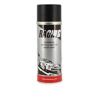 Bombe de peinture - Noir mat - Racing - Tôle - Métal - Plastique - 400ml