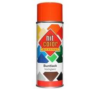Bombe de peinture - Orange pur - RAL2004 - Brillant - Décoration - Tous supports - Hit Color - 400ml