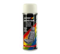 Bombe de peinture - Pour cuir, vinyles et simili cuir - Blanc - RAL 9016 - MoTip - Leather Paint