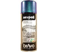 Nespoli Peinture aérosol professionnelle effet métallisé bleu 400 ml