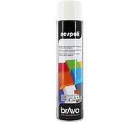 Bombe de peinture professionnelle Nespoli Bravo blanc brillant RAL 9010 600ml G