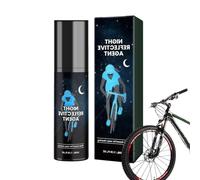 Bombe de peinture réfléchissante, 100 ml, brillante pour conduite de nuit, peinture aérosol longue durée pour vêtements, vélos, skateboards, toile, bois, tissu