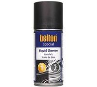 Bombe de peinture - Teinte de base - Noir - Liquid Chrome - Belton - 150ml