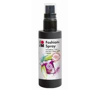 Bombe de Peinture Textile - Marabu - Fashion-Spray - Noir - 100 ml
