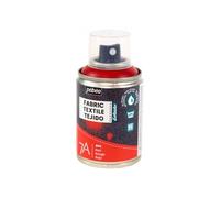 Pébéo – Peinture spray pour textiles 7A – Base eau, sans solvant, lavable en machine – Rouge 100 ml