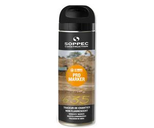 Bombe de peinture - Traceur de chantier SOPPEC non fluorescent promarker noir 9-12 mois - 141503