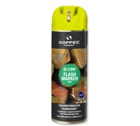 Bombe de peinture - Traceur forestier hautement fluorescent jaune fluo 12 mois flash marker SOPPEC - 131517o