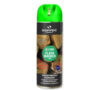 Bombe de peinture - Traceur forestier hautement fluorescent vert fluo 12 mois flash marker SOPPEC - 131518o