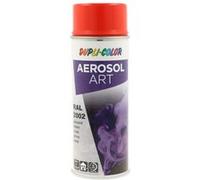 Bombe de peinture - Vermillon - RAL 2002 - Brillant - Tous supports - Aérosol Art