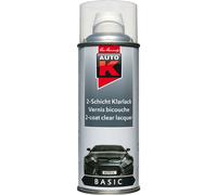Auto-K Vernis de finition Auto K 400 ml Bicouche Transparent Brillant Bombe aérosol