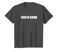 Bombe de vérité T-Shirt, Enfant, Chiné Foncé, 8 Ans