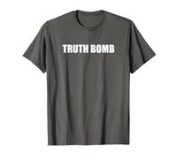 Bombe de vérité T-Shirt, Homme, Asphalte, 5XL
