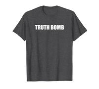 Bombe de vérité T-Shirt, Homme, Chiné Foncé, L