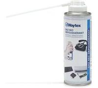 Bombe Dépoussiérante Air sec 200 ml Waytex Aérosol air comprimé Ultra Puisant 5 bars, Nettoyant Informatique et électronique
