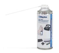 Waytex Dépoussiérant Spray Air sec Ultra Puissant 5 bars, Aérosol de 400ml, Bombe d’Air Comprimé Nettoyant pour PC, Clavier, Appareil Photo et Composants électroniques, avec buse précision