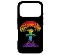 Bombe nu ire Atomique Vintage Champignon Arc-en-Ciel Coque pour iPhone 17 Pro