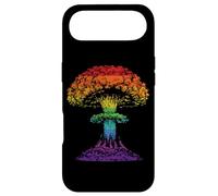 Bombe nu ire Atomique Vintage Champignon Arc-en-Ciel Coque pour iPhone Air