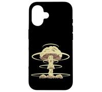 Bombe nucléaire Explosion de Bombe Atomique Champignon Nuage Power Coque pour iPhone 16