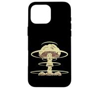 Bombe nucléaire Explosion de Bombe Atomique Champignon Nuage Power Coque pour iPhone 16 Pro Max