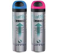 BOMBE PEINTURE EPHEMERE TEMPO MARKER 500 ML BLEU FLUO