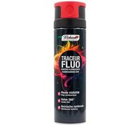 Bombe peinture fluorescente - traceur fluo - multi-supports - 500 mL - roug