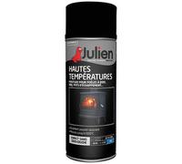 Bombe peinture Haute Température 400 ml Noir Mat